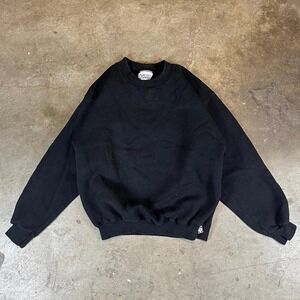 Vintage Discus Athletic Black Crewneck Sweatshirt Womens size XS or youth L